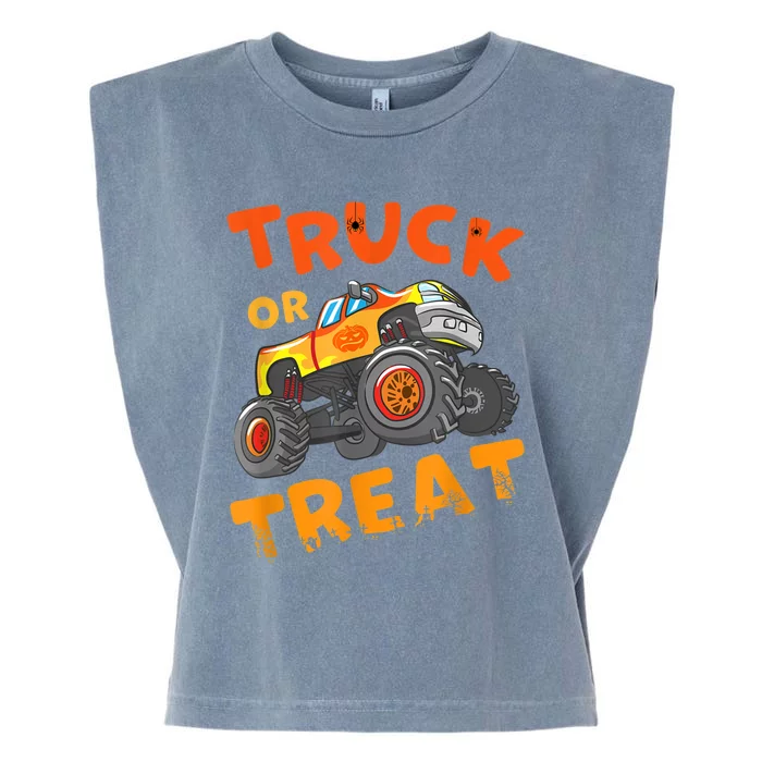 Halloween Shirt For Monster Truck Outfit For Boys Garment-Dyed Women's Muscle Tee