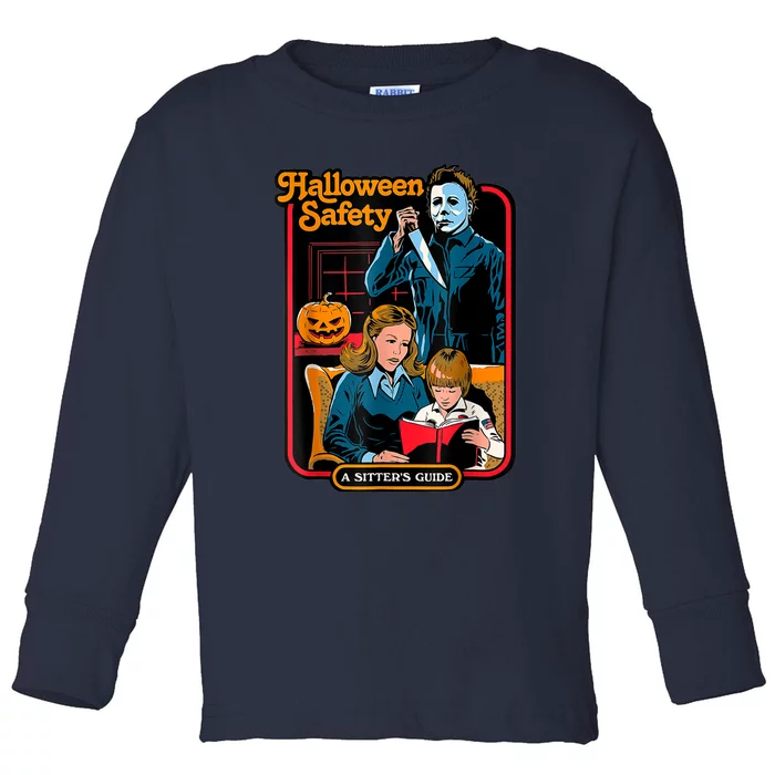 Halloween Safety Family Guide Toddler Long Sleeve Shirt