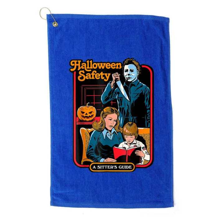 Halloween Safety Family Guide Platinum Collection Golf Towel