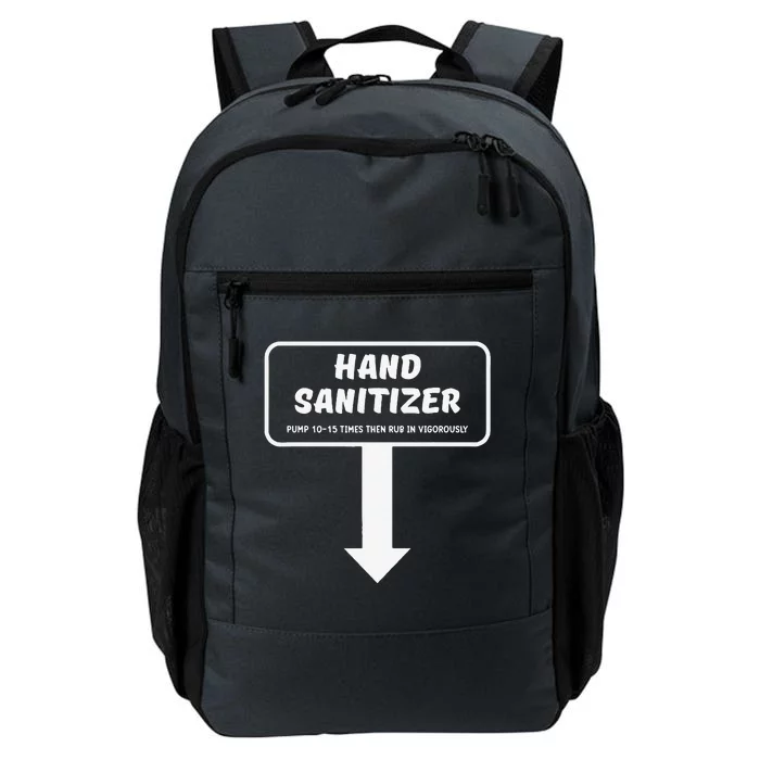 Hand Sanitizer Funny Humour Christmas Naughty Gag Daily Commute Backpack