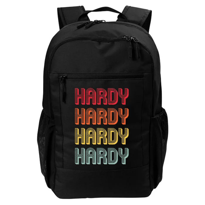 H.A.R.D.Y Surname Funny Vintage 80s Birthday Daily Commute Backpack