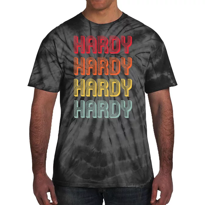 H.A.R.D.Y Surname Funny Vintage 80s Birthday Tie-Dye T-Shirt