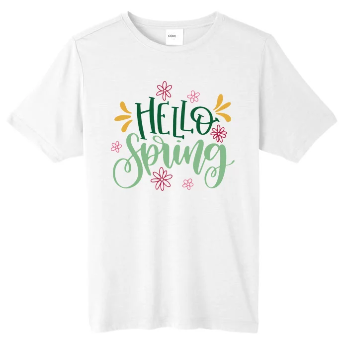 Hello Spring Flowers ChromaSoft Performance T-Shirt