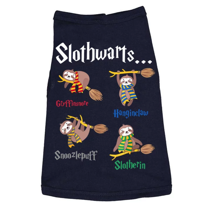 Harry Slothwarts Funny Birthday Gift Sloth Doggie Tank