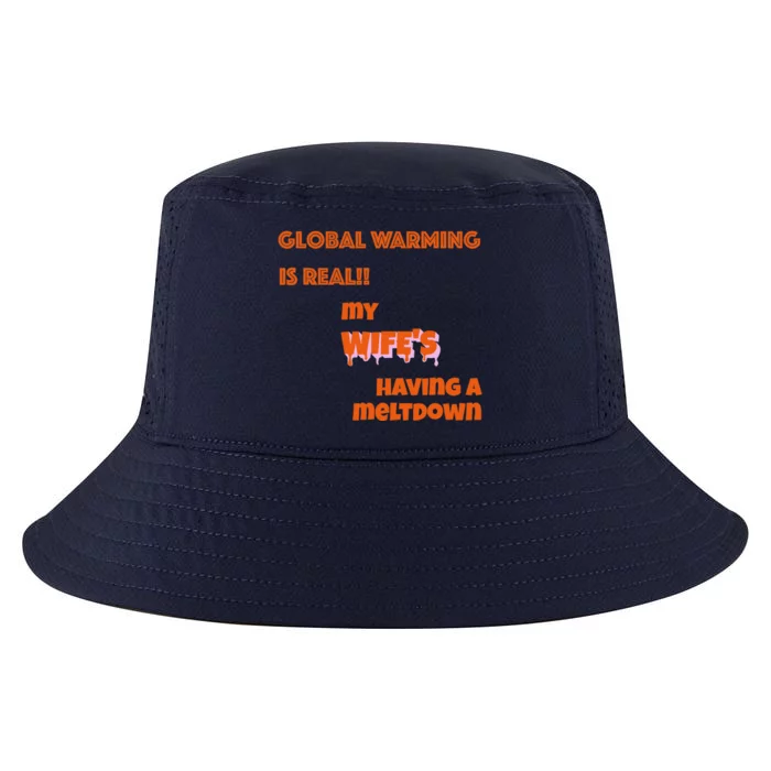 Husband/Wife Sarcasm,'s Funny Global Warming Cool Comfort Performance Bucket Hat