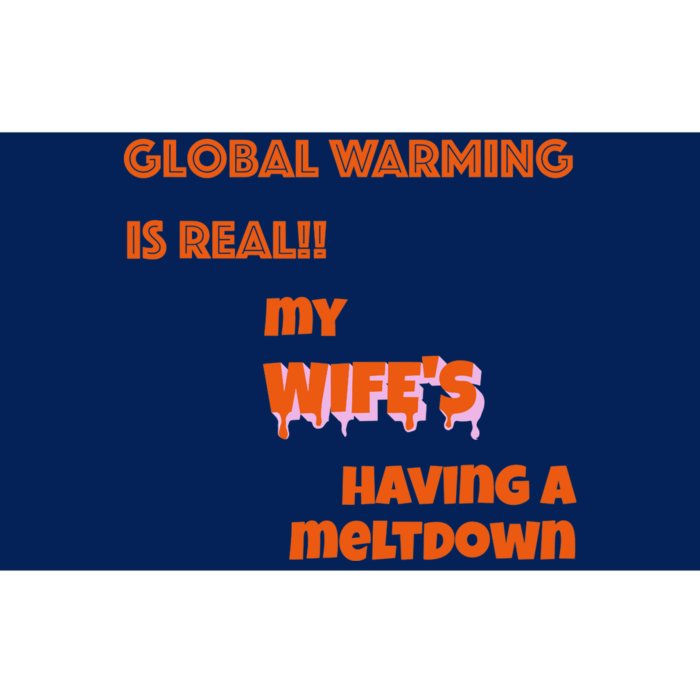 Husband/Wife Sarcasm,'s Funny Global Warming Bumper Sticker