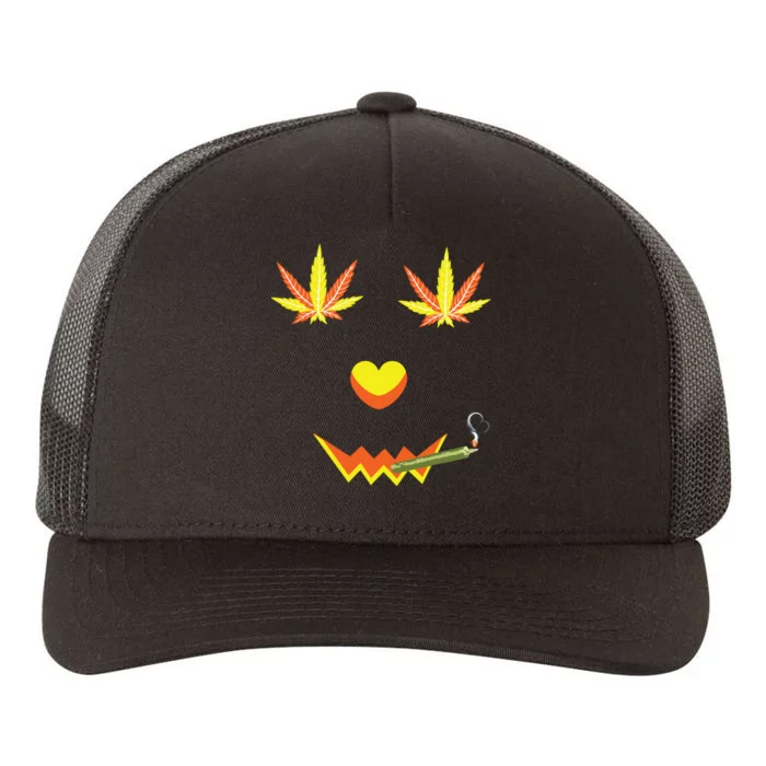 Halloween Smoking Funny Marijuana Yupoong Adult 5-Panel Trucker Hat