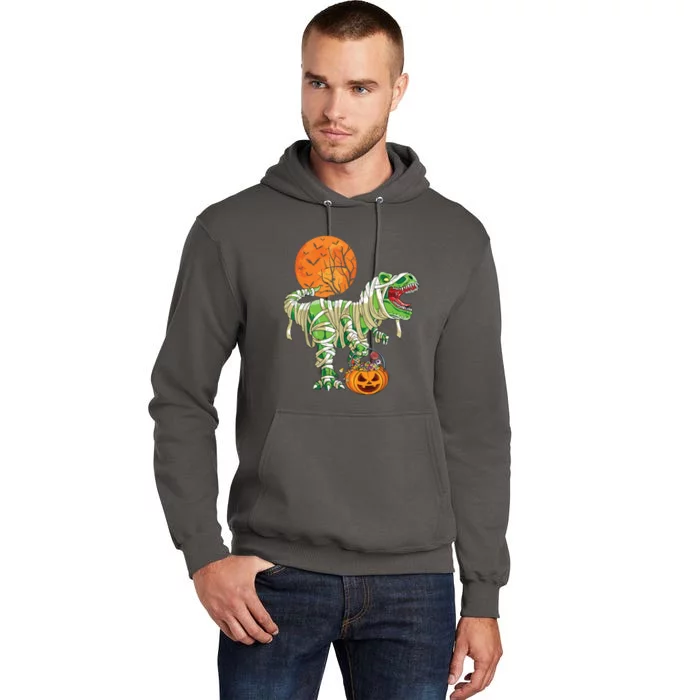 Halloween Shirts For Boy Dinosaur Trex Mummy Pumpkin Tall Hoodie