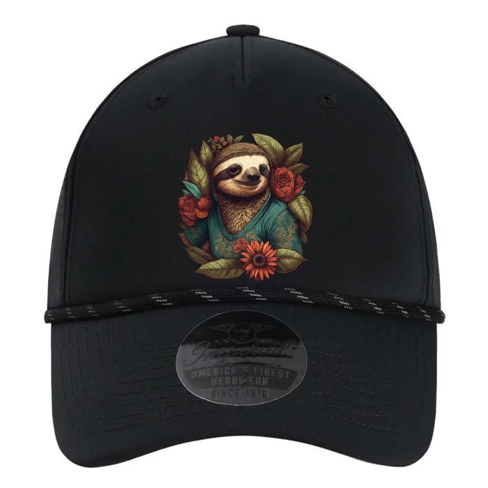 Happy-go-Lucky Sloth funny animal lover Performance The Dyno Cap