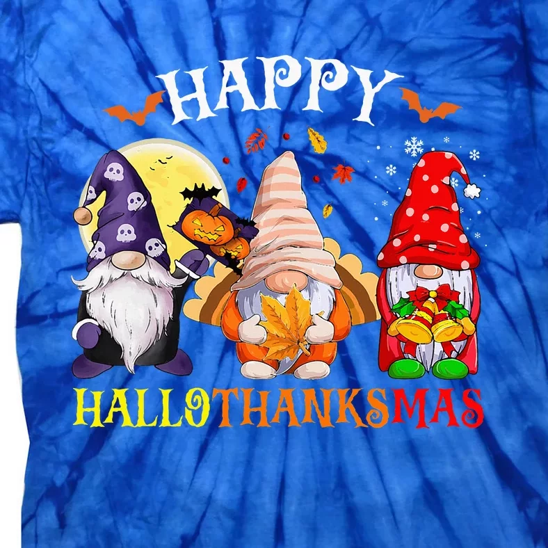 Happy Slapsgiving Funny Groovy Thanksgiving Turkey Christmas Tie-Dye T-Shirt