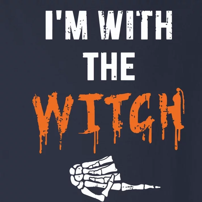 Halloween Shirt For Husbands I'm With The Witch She Be Crazy Toddler Long Sleeve Shirt