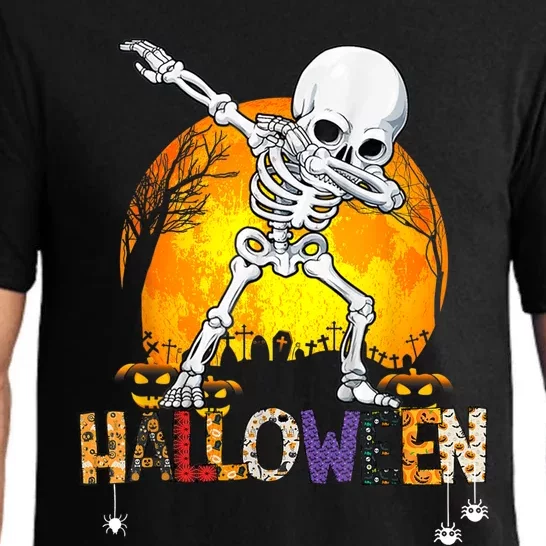 Halloween Shirts For Dabbing Skeleton Costume Pajama Set