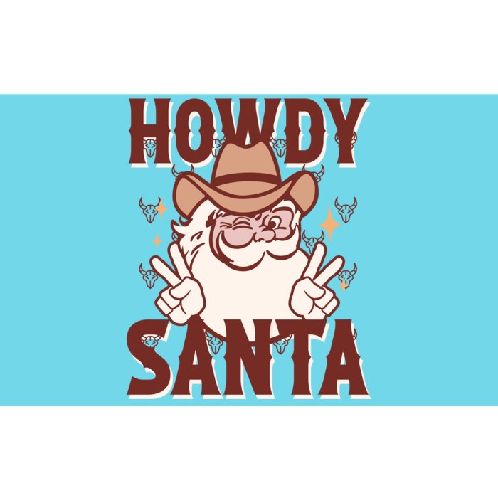 Howdy Santa Funny Christmas Holiday Bumper Sticker