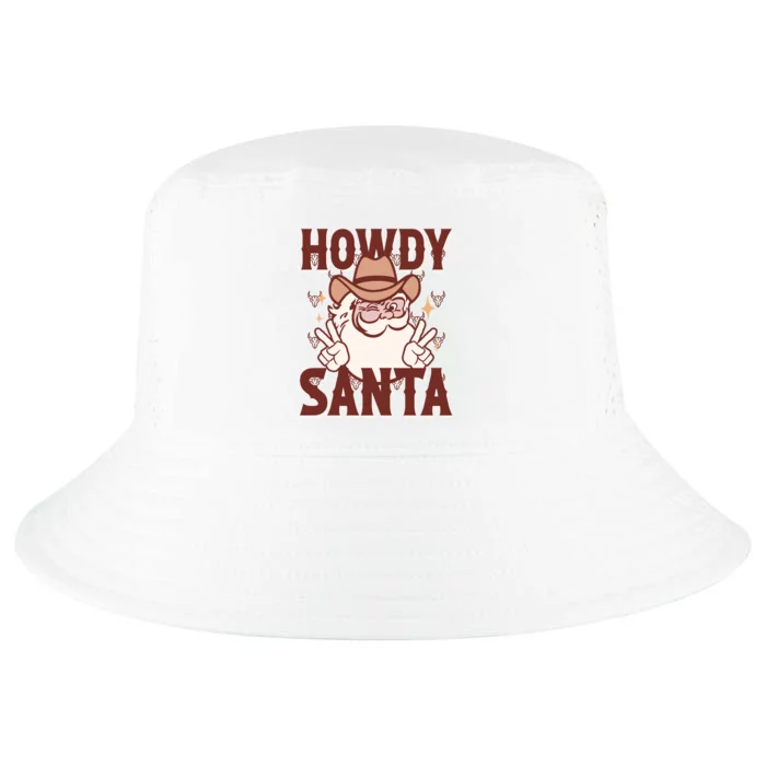 Howdy Santa Funny Christmas Holiday Cool Comfort Performance Bucket Hat