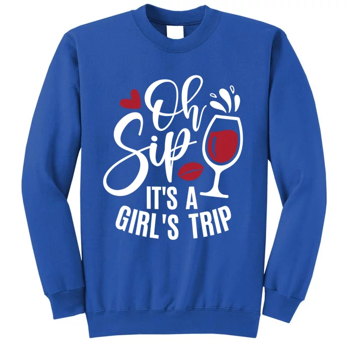 Hello Summer Family Vacation Oh Sip Its A Trip Gift Sweatshirt