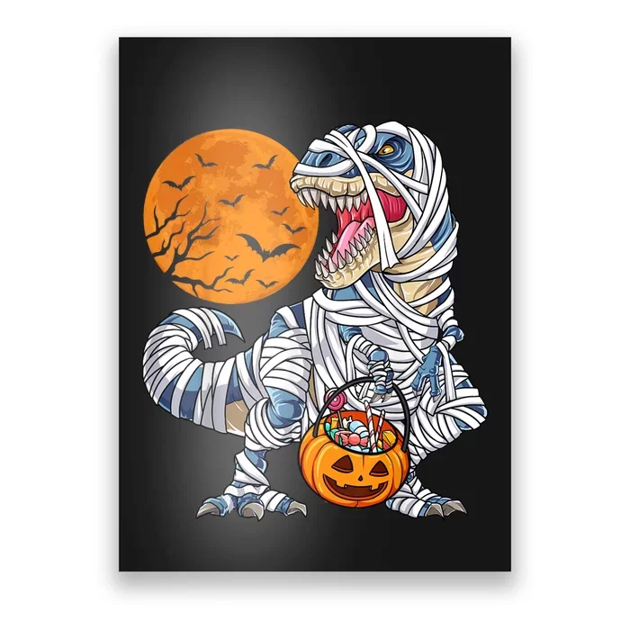 Halloween Shirts For Dinosaur T Rex Mummy Pumpkin Poster