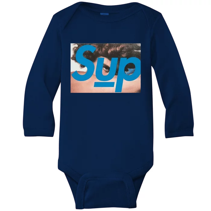 Hyunjinie320 Sup Fallen Angel Baby Long Sleeve Bodysuit