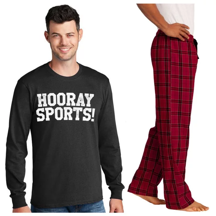 Hooray Sports! Funny Sports Cute Gift Long Sleeve Pajama Set