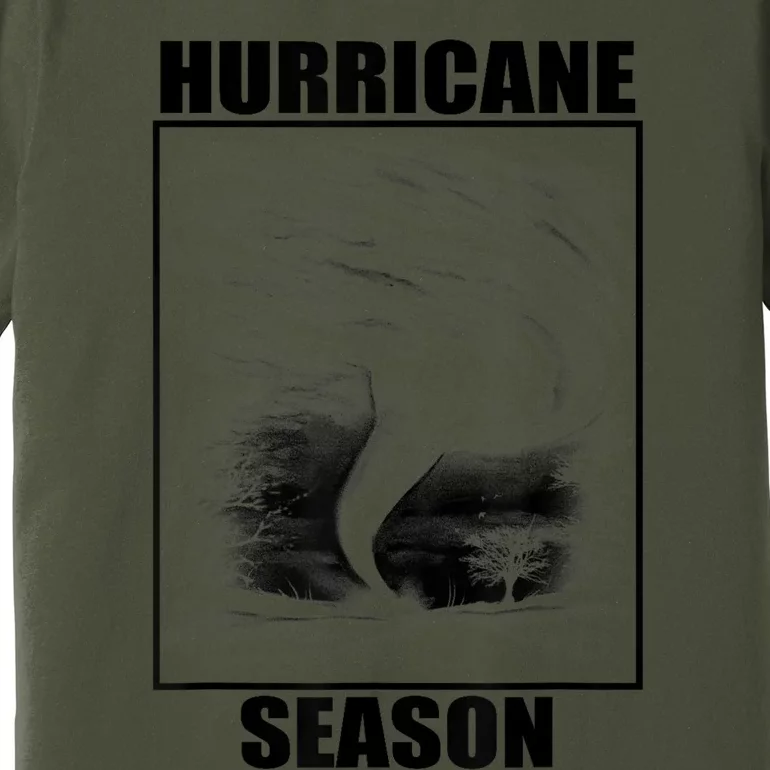 Hurricane Season Funny Retro Hurricane Premium T-Shirt