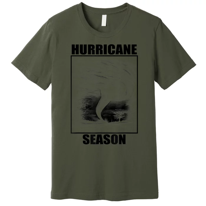 Hurricane Season Funny Retro Hurricane Premium T-Shirt