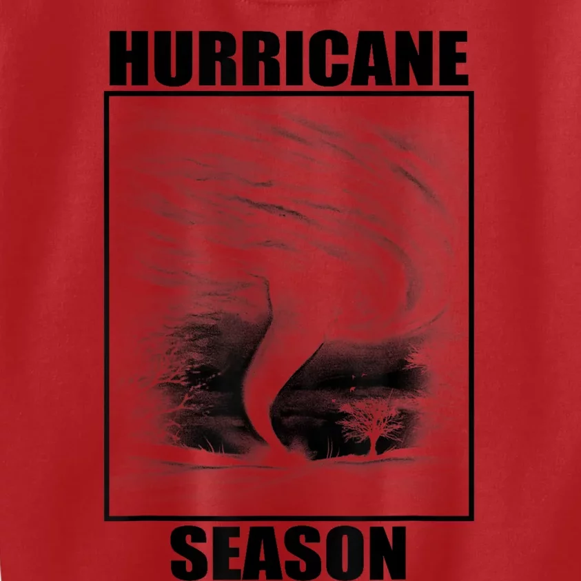 Hurricane Season Funny Retro Hurricane Kids Sweatshirt