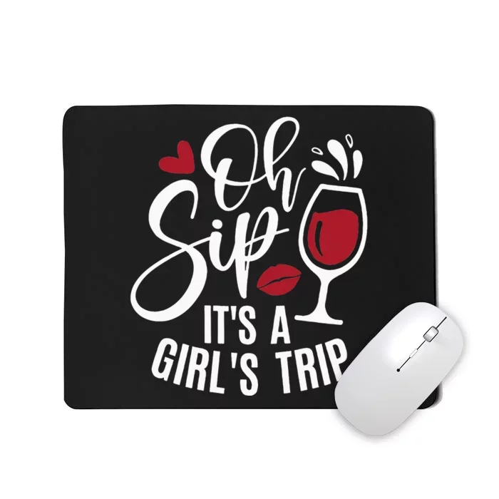 Hello Summer Family Vacation Oh Sip Its A Trip Mousepad