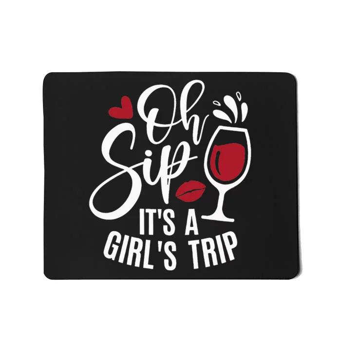 Hello Summer Family Vacation Oh Sip Its A Trip Mousepad