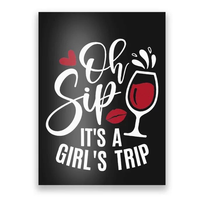 Hello Summer Family Vacation Oh Sip Its A Trip Poster