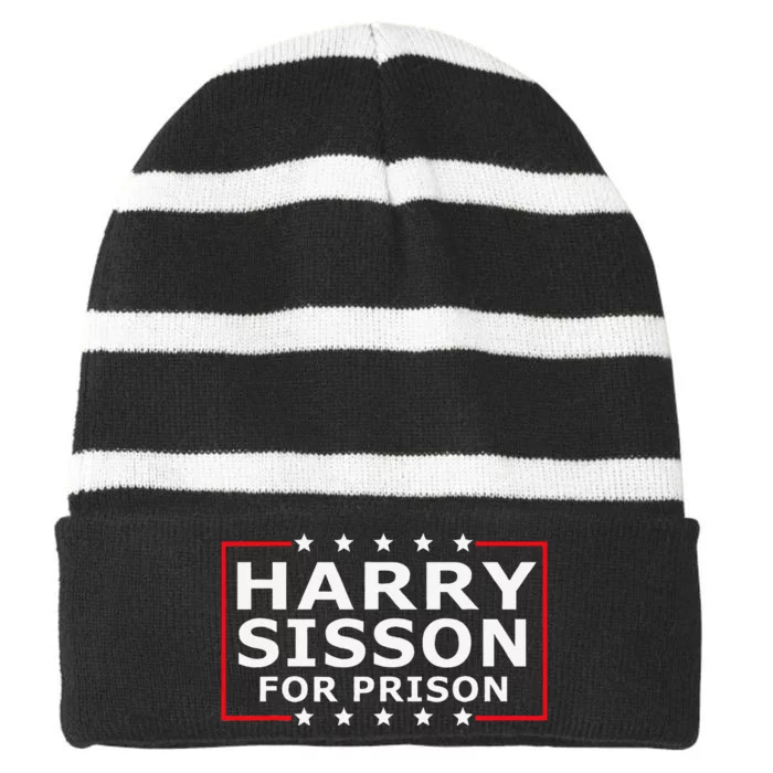 Harry Sisson For Prison Striped Beanie with Solid Band