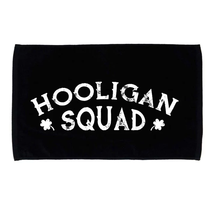 Hooligan Squad Funny St. Patrick's Day Irish Matching Group Microfiber Hand Towel