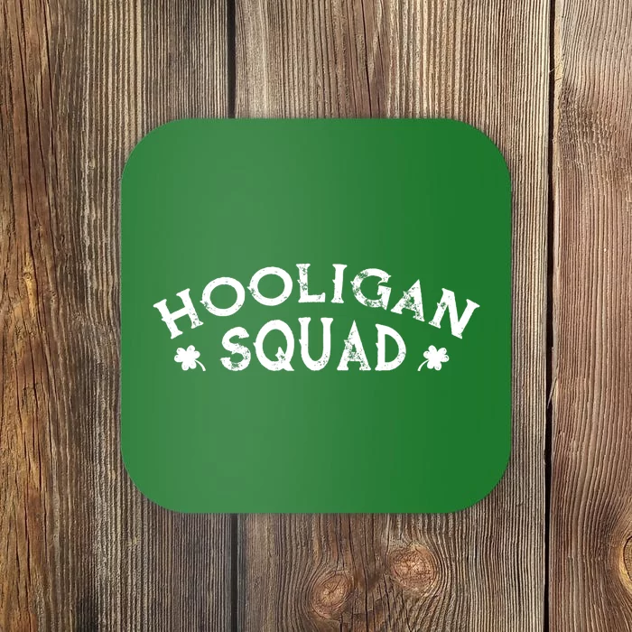 Hooligan Squad Funny St. Patrick's Day Irish Matching Group Coaster