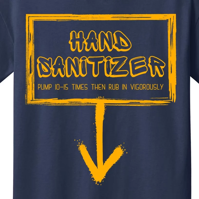 Hand Sanitizer Funny Adult Humor Xmas Gag Kids T-Shirt