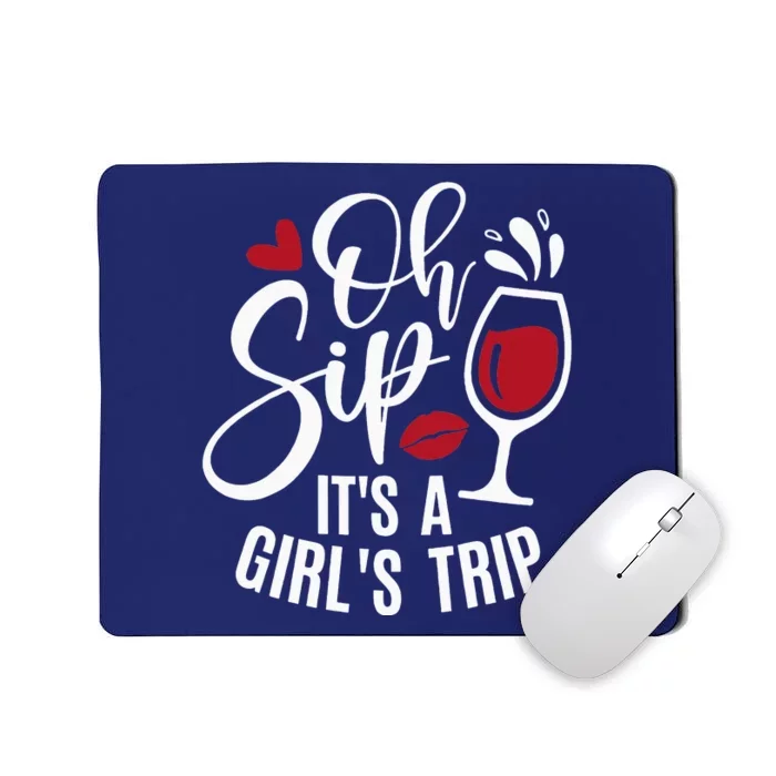 Hello Summer Family Vacation Oh Sip Its A Trip Mousepad