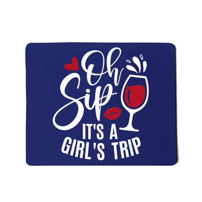 Hello Summer Family Vacation Oh Sip Its A Trip Mousepad