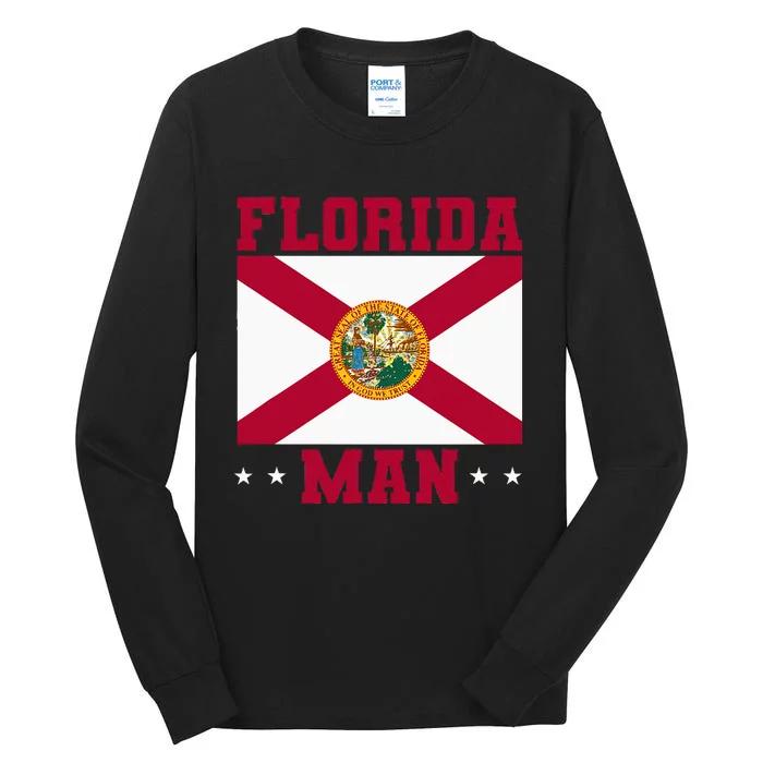 Home State Floridian Florida Man Tall Long Sleeve T-Shirt