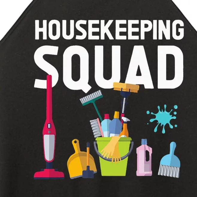 Housekeeping Squad For Housekeeper Cleaning Crew Women’s Perfect Tri Rocker Tank