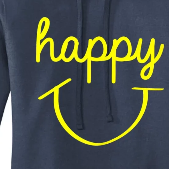 Happy Smiley Face Shirt Women's Pullover Hoodie