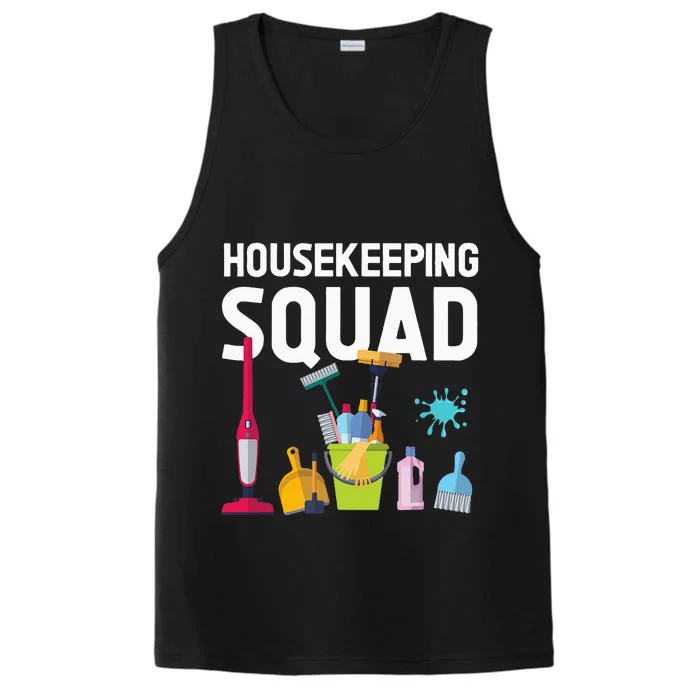 Housekeeping Squad For Housekeeper Cleaning Crew Performance Tank