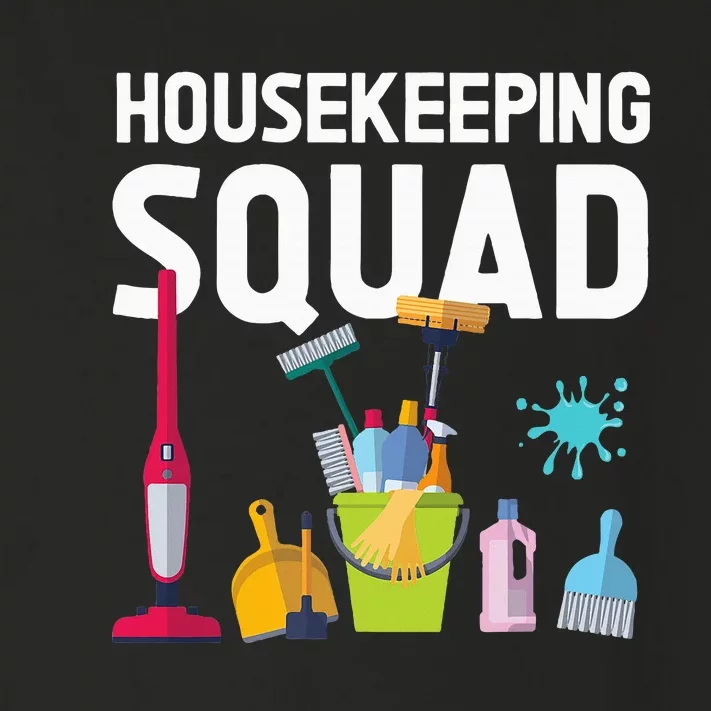 Housekeeping Squad For Housekeeper Cleaning Crew Toddler Long Sleeve Shirt