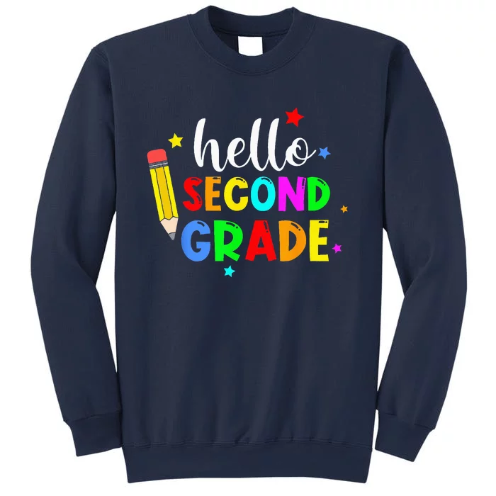 Hello Second Grade Welcome Back to School Teacher Sweatshirt