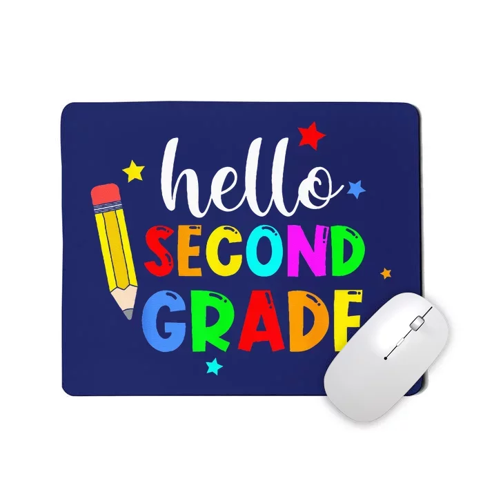 Hello Second Grade Welcome Back to School Teacher Mousepad