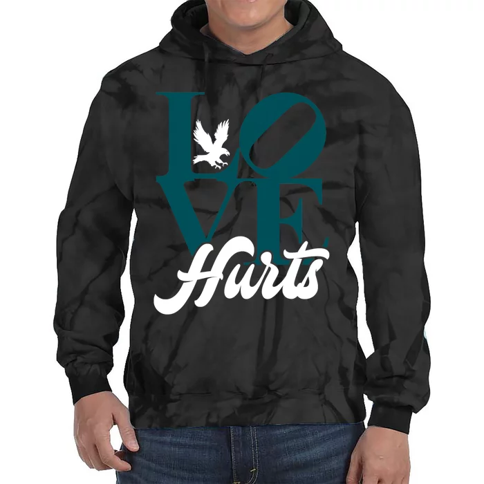 Hurts So Good Eagle_s Fan Love Hurts Eagle Fan Vintage Tie Dye Hoodie