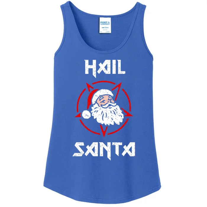 Hail Santa Gift Ladies Essential Tank