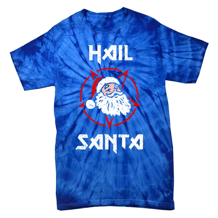 Hail Santa Gift Tie-Dye T-Shirt