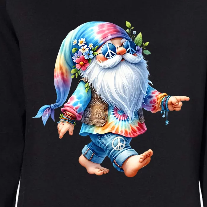 Hippie Santa Graphic For Christmas In July Womens California Wash Sweatshirt