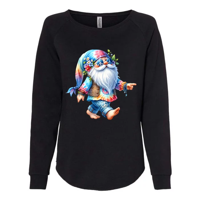 Hippie Santa Graphic For Christmas In July Womens California Wash Sweatshirt