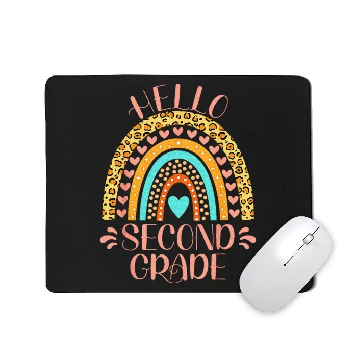 Hello Second Grade 2nd Grade Teacher Back To School Mousepad