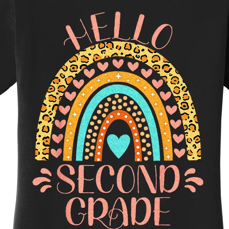 Hello Second Grade 2nd Grade Teacher Back To School Women's T-Shirt