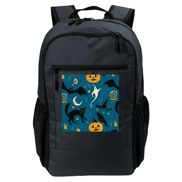 Halloween Spooky Ghost Pattern Daily Commute Backpack