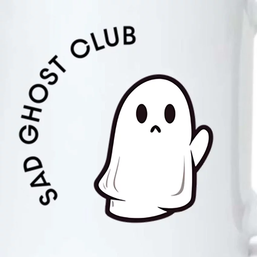 Halloween Sad Ghost Club Cute Spooky Ghosts Gift Black Color Changing Mug